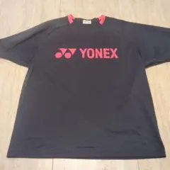YONEX 半袖　ネイビー ピンク　バドミントンのサムネイル