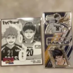 ハイキュー!! アクリルスタンドアクリルキーホルダー　ジャンプフェア色紙