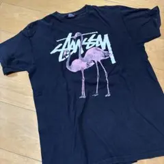 【送料込】STUSSY ステューシー フラミンゴ Tシャツ ブラック Mサイズ