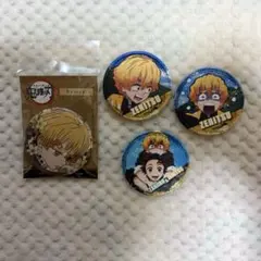 鬼滅の刃 我妻善逸 缶バッジ セット