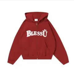 BlessU レッドジップパーカー激レア BlessU ジップパーカー 赤 ブレスユー｜Yahoo!フリマ（旧PayPayフリマ）