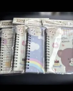 セリアシール帳 シールコレクションノート ゆるふわ