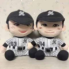 和田康士朗　小島和哉　ぬいぐるみ　セット　千葉ロッテマリーンズ