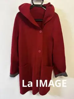 La IMAGE ライマージュコート 赤 リバーシブル