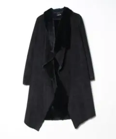 リゼクシー ヘムフェイクムートンコート ブラック