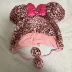 東京ディズニーリゾート ヒョウ柄ファンキャップ
