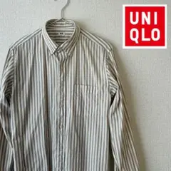 ユニクロ エクストラファインコットンブロードストライプシャツ メンズ レディース