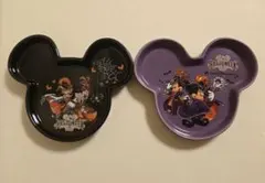 東京ディズニーシー ハロウィーン プレート 2009 2010 2枚セット