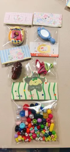 カラフルビーズ・キャラクターアクセサリー素材セット