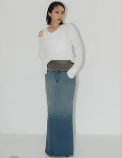 Knuth Marf docking maxi denim skirtのサムネイル