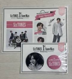 SixTONES 京本大我 1st バッジ ステッカー　セット