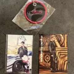 藤原樹　ガチャ　刺繍ネームキーホルダー　フォトカ