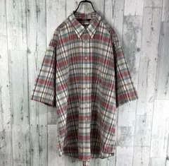 80's nautica ノーティカ　小文字タグ　ビックサイズ　チェックシャツ