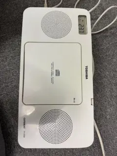 TOSHIBA ポータブルCDプレーヤー ホワイト