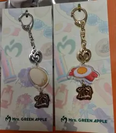 【即日配送】ミセス ランドマークポップアップ チャームキーホルダーI, Pセット