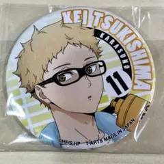 ハイキュー!! 月島蛍 缶バッジ 烏野高校 - メルカリ