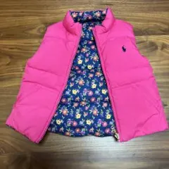 ラルフローレン　リバーシブル　ダウンベスト　90 24M