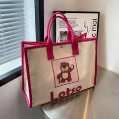 Lotso トートバッグ 大きめ キャンバス