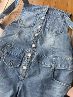 JILL STUART デニムオーバーオール サロペット M ライトブルー