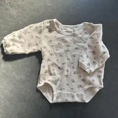 プティマイン　ベビー ロンパース 70cm 花柄 長袖秋服