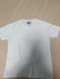 THE NORTH FACE ノースフェイスパープルレーベルの白Tシャツ