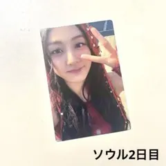TWICE ジヒョ THIS IS FOR TOUR トレカ 仁川2日