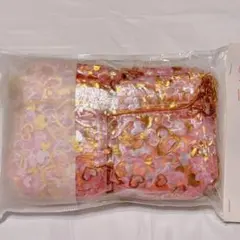 オーガンジー 巾着袋 箔押し キラキラ ギフトバッグ 小物入れ ラッピング袋