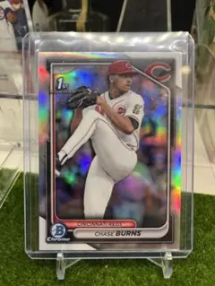 CHASE BURNS 1st Bowman chromeカード