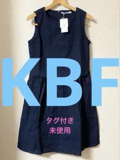 未使用タグ付き【KBF】ワンピース ネイビー