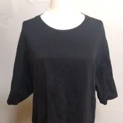 +J　ユニクロ　ブラック 半袖 Tシャツ