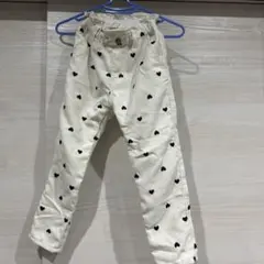 ハート柄コーデュロイパンツ 120cm