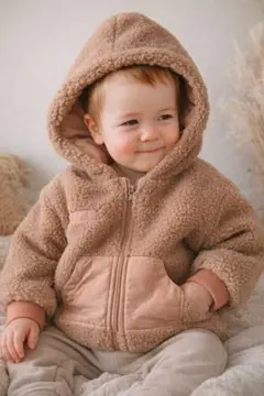 韓国こども服　kidsボアブルゾンアウター