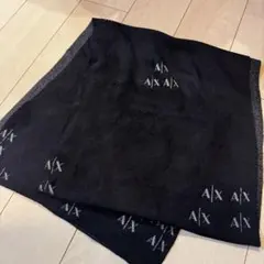 Armani Exchange ブラック マフラー UNI