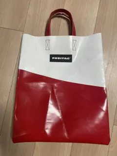 플라이 타그 FREITAG 토트 백 레드 유니섹스