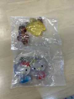サンリオ　なかよしドロップチャーム　ポムポムプリン　ハローキティ　2個セット