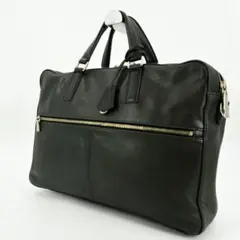 美品　aniary　アニアリ レザー　ブリーフケース　ビジネスバッグ　A4収納可