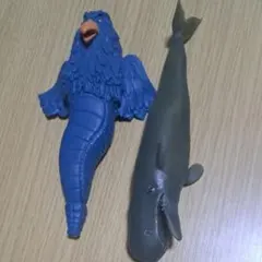 フィギュア 2点セット アマビエ マッコウクジラ