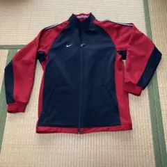 【90〜00s】NIKE Y 2kトラックジャケット　刺繍ロゴMサイズ