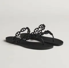 エルメス☆シェーヌダンクル リヴァージュ フラットサンダル 美品 希少