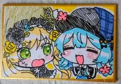 魔法少女ノ魔女裁判 まのさば 色紙 遠野ハンナ　橘シェリー