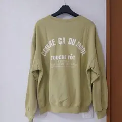 COMME CA DU MODE　トレーナー　グリーン系統
