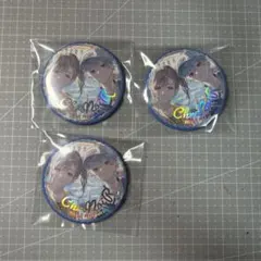 にじさんじ ChroNoiR 叶葛葉BlueMemories 缶バッジ3個セット