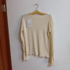 しまむら新品旬感Tシャツ 長袖 プリーツトップス