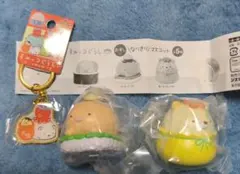 すみっコぐらし おすしになりきりマスコット×2 大阪限定キーホルダー