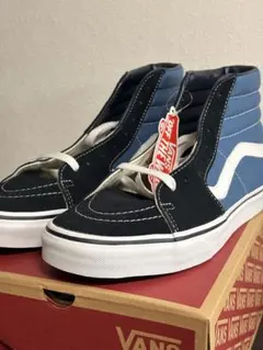VANS Sk8-Hi ハイカットスニーカー ブラック ブルーのサムネイル