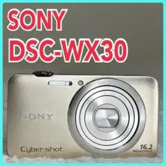 SONY デジカメ WX200 シルバー 平成レトロ コンデジ 光学10倍ズーム