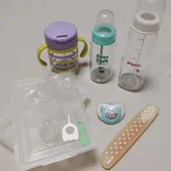 【最終価格】育児グッズ　乳児　哺乳瓶　ストローマグ　おしゃぶり　離乳食作り