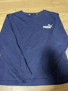 PUMA ネイビー 長袖カットソー 140長袖Tシャツ