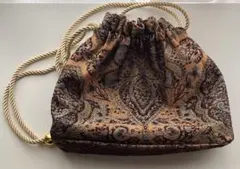 Lily Brown 巾着 ジャガード