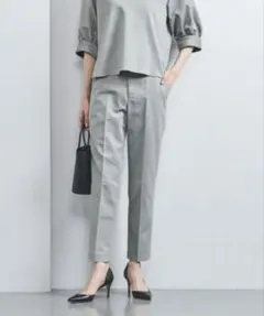 新品未使用！【UNITED ARROWS】ストレッチスリムパンツ グレー